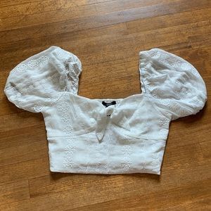 The Perfect Milkmaid Crop Top NWT